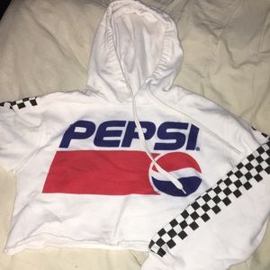 NWOT Pepsi Cropped Hoodie